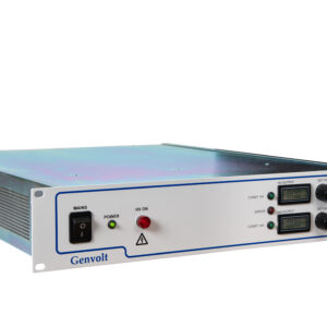 Genvolt Pegasus laboratory high voltage power supply angled view.